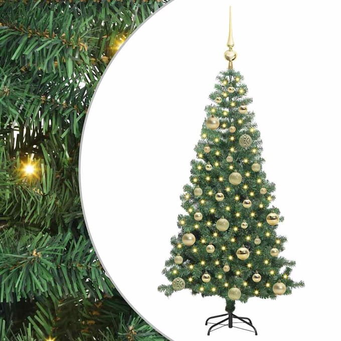 vidaXL Kerstboom Groen 120 cm PVC