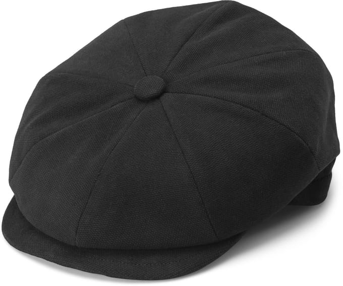 Maso Zwarte Moda Krantenjongenspet