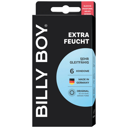 Billi Boy Extra Feucht Gecombineerde Gehydrateerde Condooms – 6 st