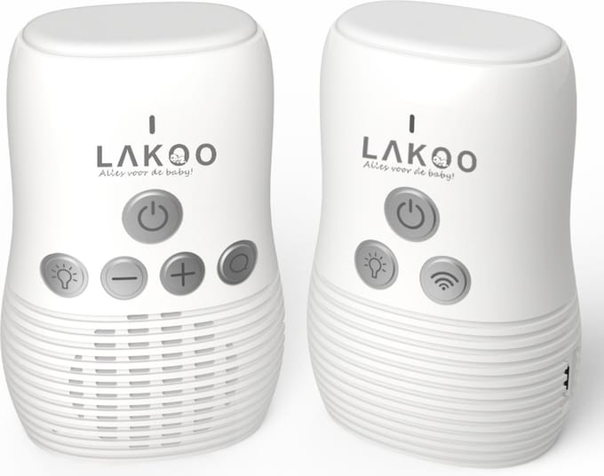 LAKOO Audi Babyfoon Hooggevoelige Microfoon - ECO Modus - DECT Technologie