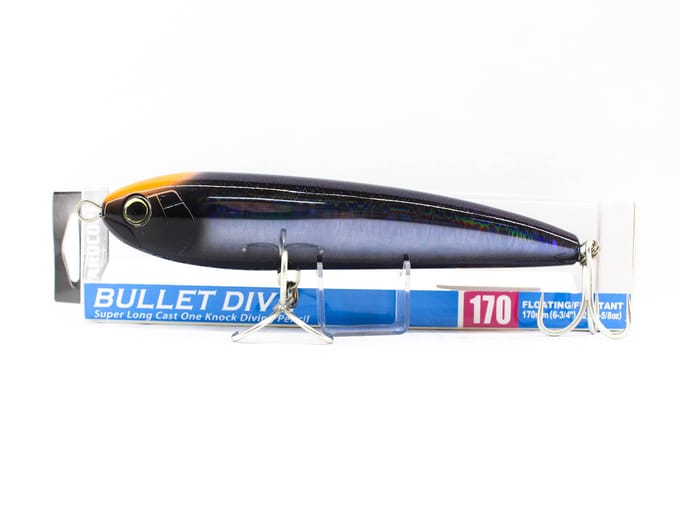 Yo Zuri Duel Hardcore Bullet Dive 170 mm drijvend kunstaas F1223-HSBL (9029) black