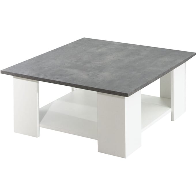 Interia Salontafel Zita Wit - Beton