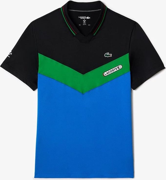 Lacoste Dh1099-00 Polo Met Korte Mouwen Blauw- Maat L