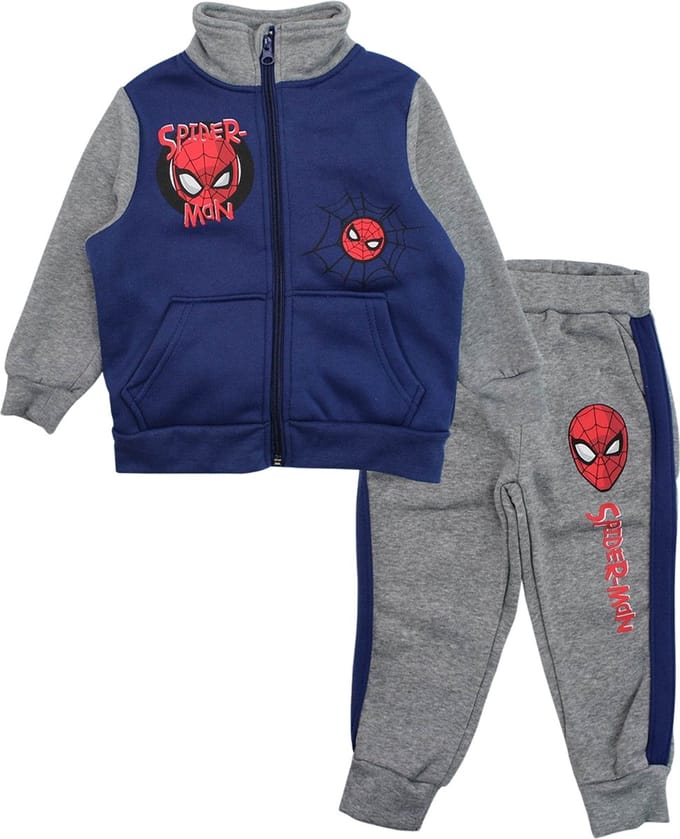 Marvel Spiderman joggingpak / trainingspak - 2-delig - blauw - maat 92