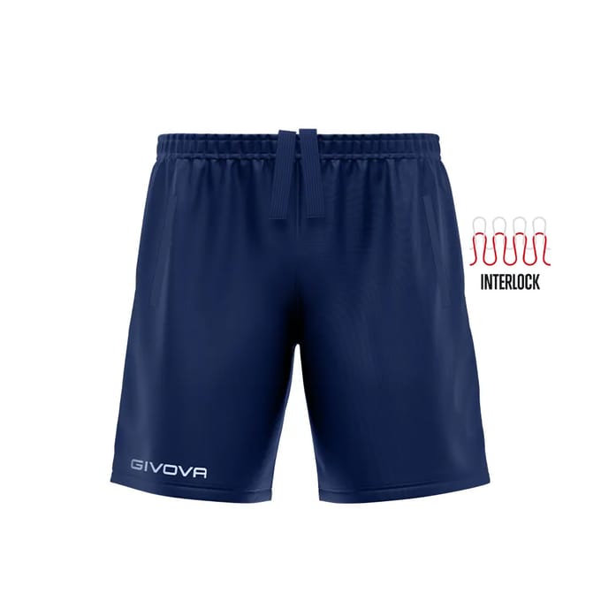 Sportshort Givova Pocket Blauw - L
