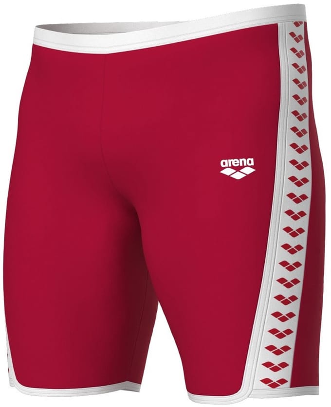 ARENA | M Icons Swim Jammer Solid red-white (Maat - 90)