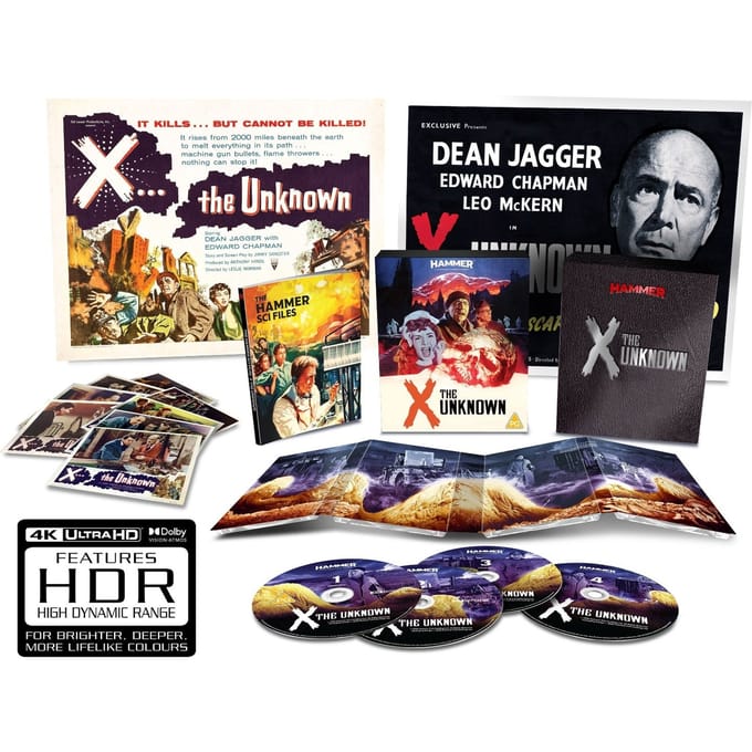X the Unknown Limited Collector's Edition 4K Ultra HD & Blu-Ray
