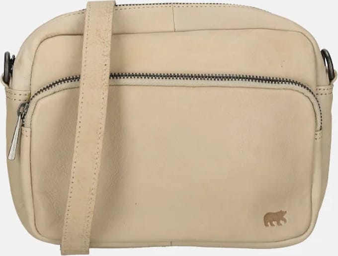 Bear Design Peggy Leren Schoudertas / Crossbodytas - Feather