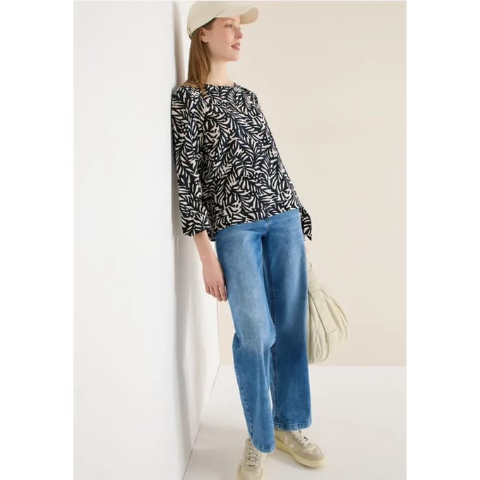 Blouse met knoop