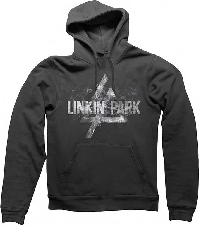 Linkin Park Hoodie/trui -S- Smoke Logo Zwart