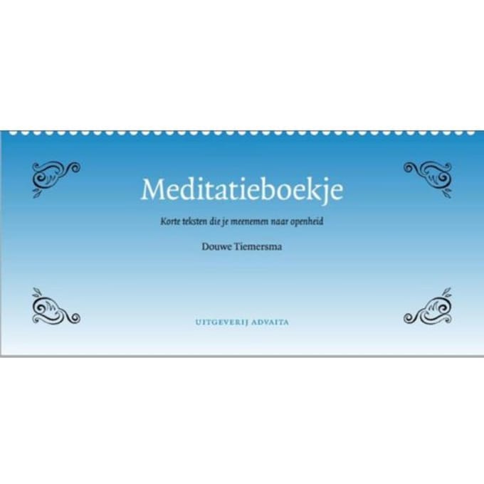 Meditatieboekje - Douwe Tiemersma