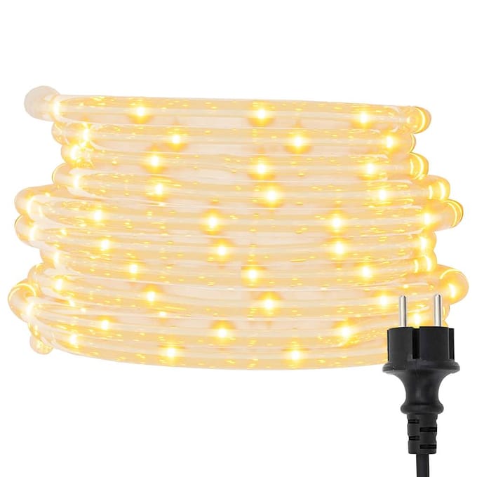vidaXL - Lichtslinger - met - 1200 - LED's - warmwit - 50 - m - PVC