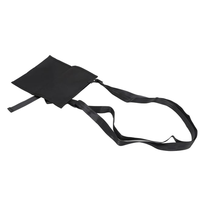 Urinezakhouder met Verstelbare Riem Snelontgrendelknop Draagbare Urinezakhoes Zwart black