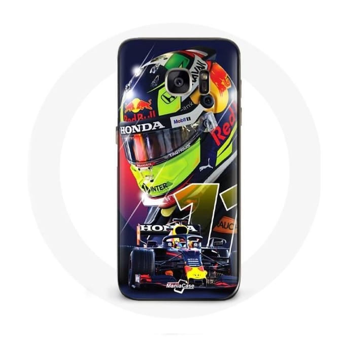 Case voor Samsung Galaxy S7 Edge Formule 1 Sergio Pérez F1 coureur