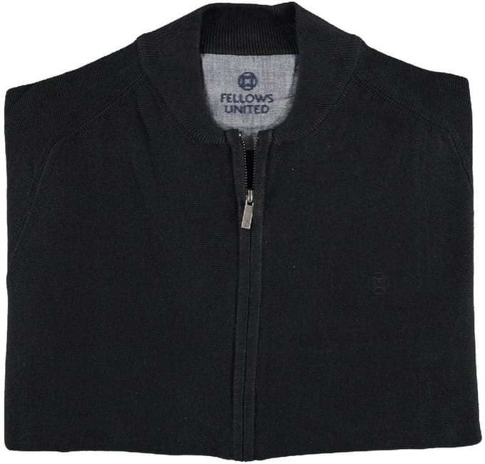 Fellows United Cardigan Vest Black (12.1142 - 120)