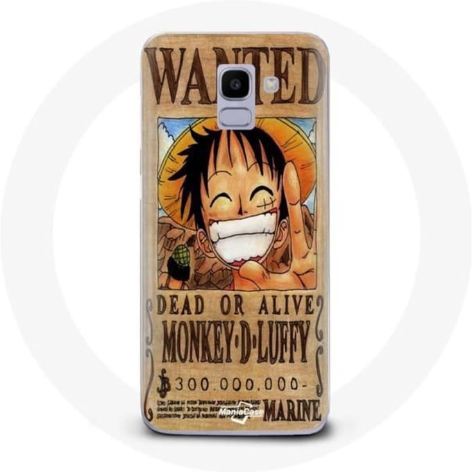 Coque pour Samsung Galaxy A8 2018 One Piece Manga Luffy affiche de recherche