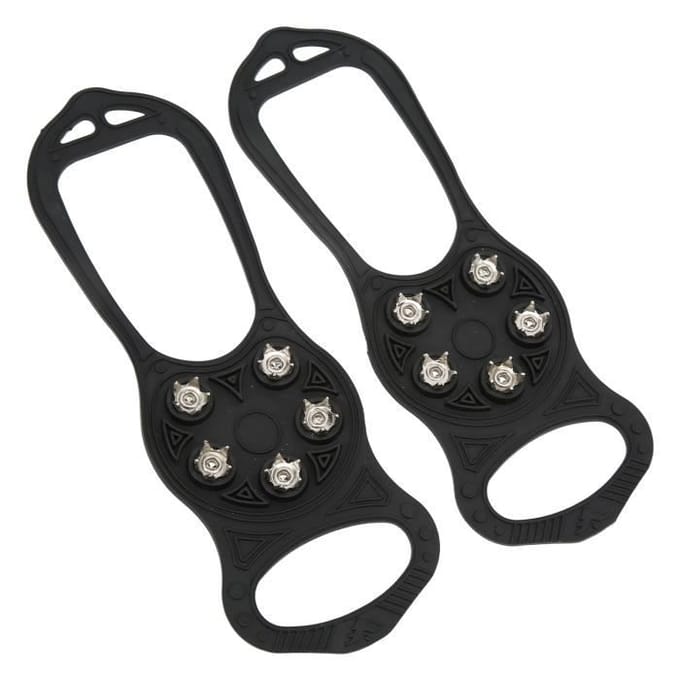 Antislipschoenen - Dilwe - Sneeuwgrip - 5 tanden - Draagbaar - Wintersport black
