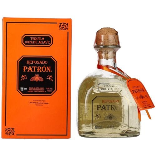 Patrón Tequila Reposado 40% Vol. 0,7l in geschenkverpakking