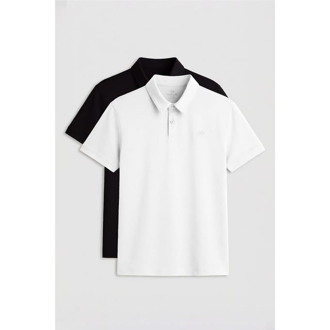 Heren Katoenmix Polo T-Shirt