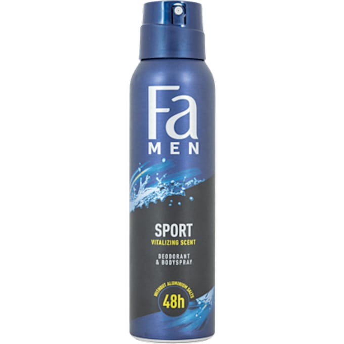 Fa - Deodorant Spray - Sport - Citroen - Tegen Vlekken - 48 uur Bescherming - 150 ml