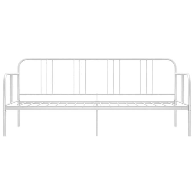 vidaXL - Slaapbank - metaal - wit - 90x200 - cm