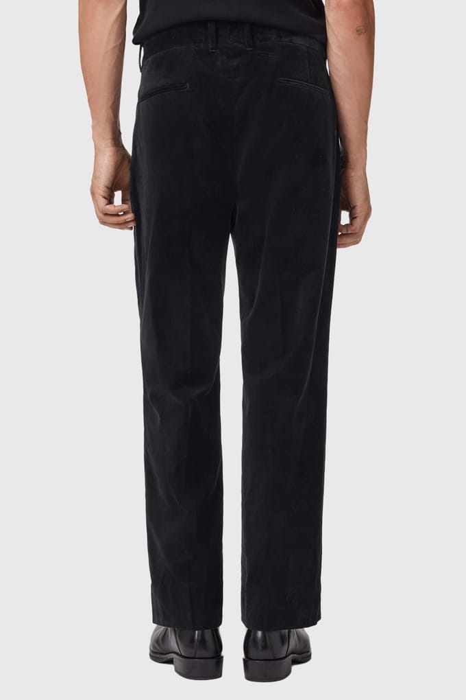 AllSaints Saga Trouser Black Größe: W28 | Maßgeschneiderte Hosen Outlet | Herren | Schwarz