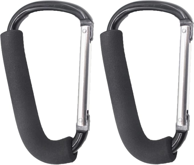 Set van 2 Stroller Hooks - Sterke Haakjes voor Kinderwagens - Handige Accessoires voor Het Draag van Tasjes