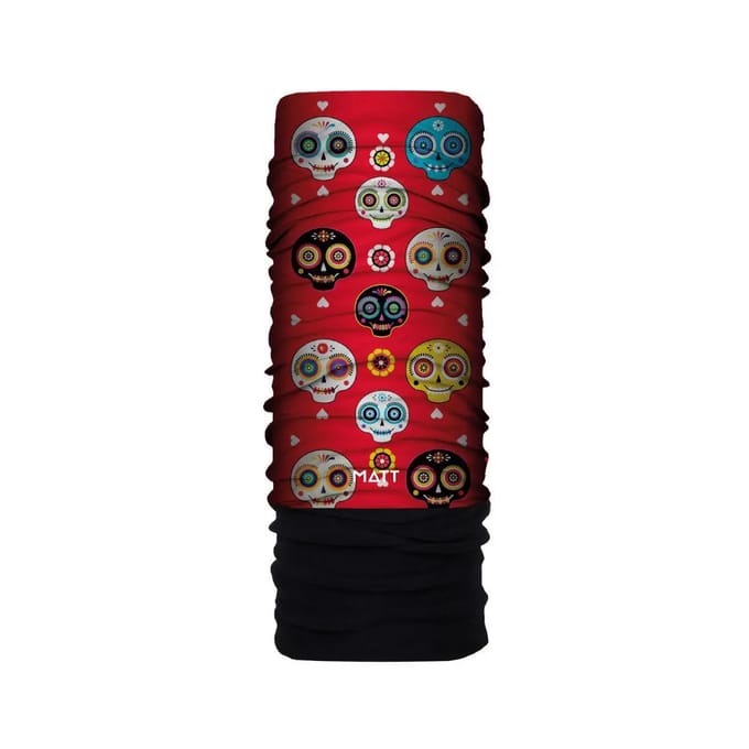 Tour de cou in microfibre polartec MATT Awesome Skull
