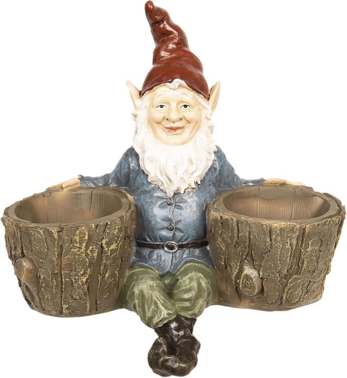 Clayre & Eef Decoratie Beeld 26*15*27 cm Meerkleurig Polyresin Decoratief Figuur