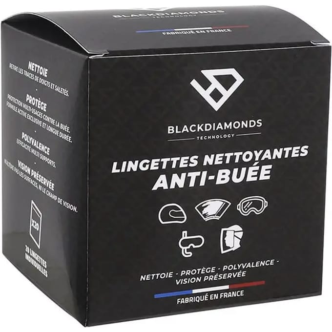 Anti-condensatie reinigingsdoekjes Black Diamond (x10)