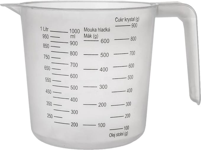 Maatbeker 1 l - Maatkan