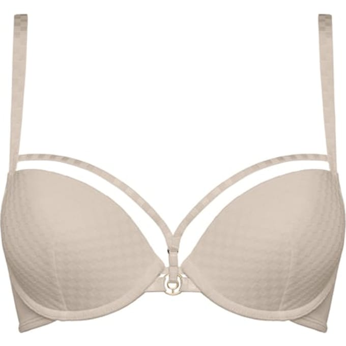 Marlies Dekkers Space Odyssey Checkered Ivory Push Up Bra Größe: 70A | BHs Outlet | Damen | Weiß