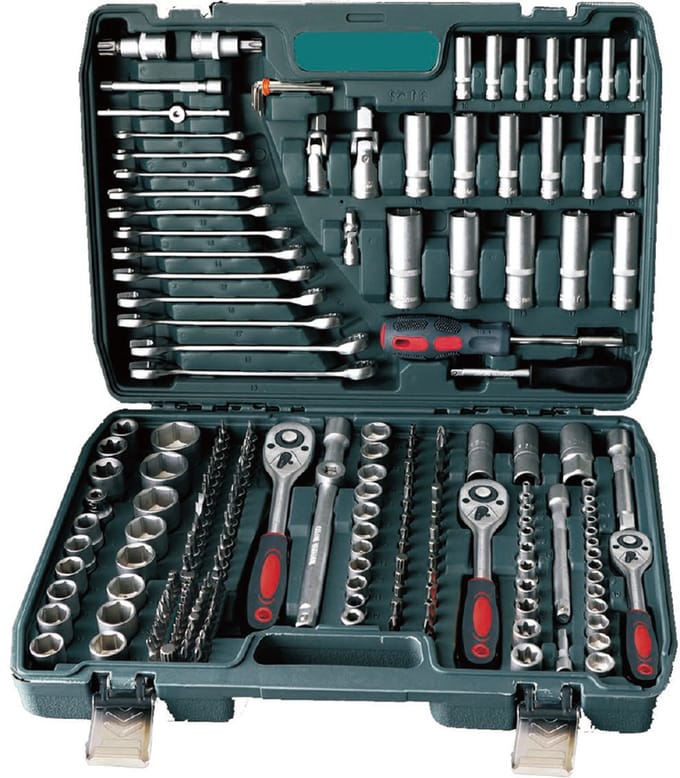 Stark's Dopsleutelset - 216-delig - Compleet Gereedschap voor Elke Klus