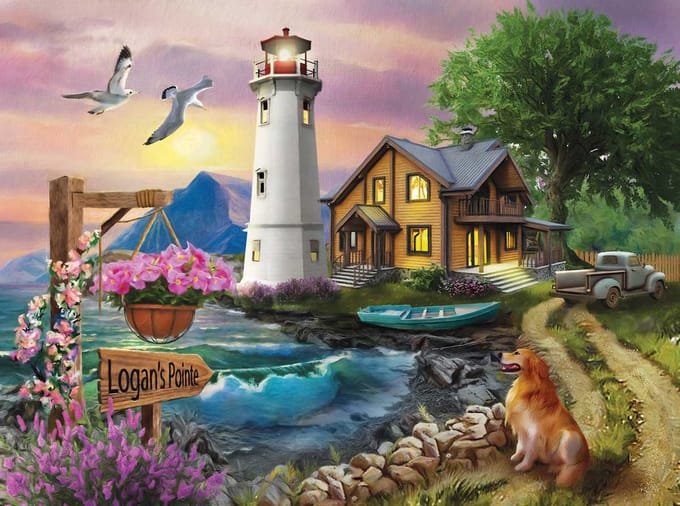 SunsOut puzzel 1000 stukjes "Logan's Pointe"