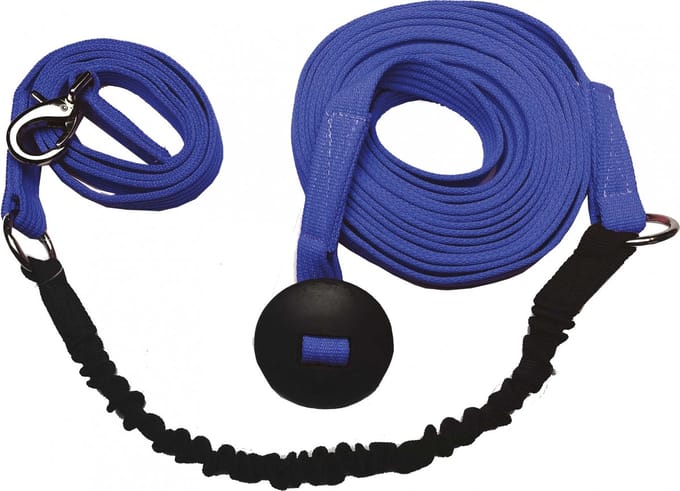 S2g Longeerlijn 8 Meter Polyester Blauw/zwart