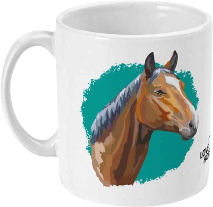 Mok Love Horses Trakehner Horse, 325ml
