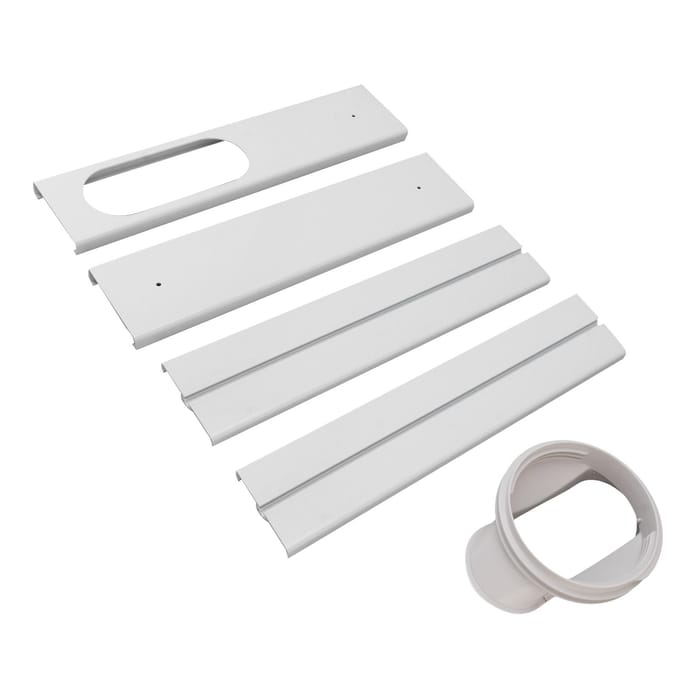 Draagbare AC Raamventilatiekit Airconditioner Raamkit Verstelbare PVC Raamafdichtingskit Panelen voor