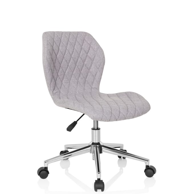 Kinder bureaustoel JOY II stof lichtgrijs hjh OFFICE