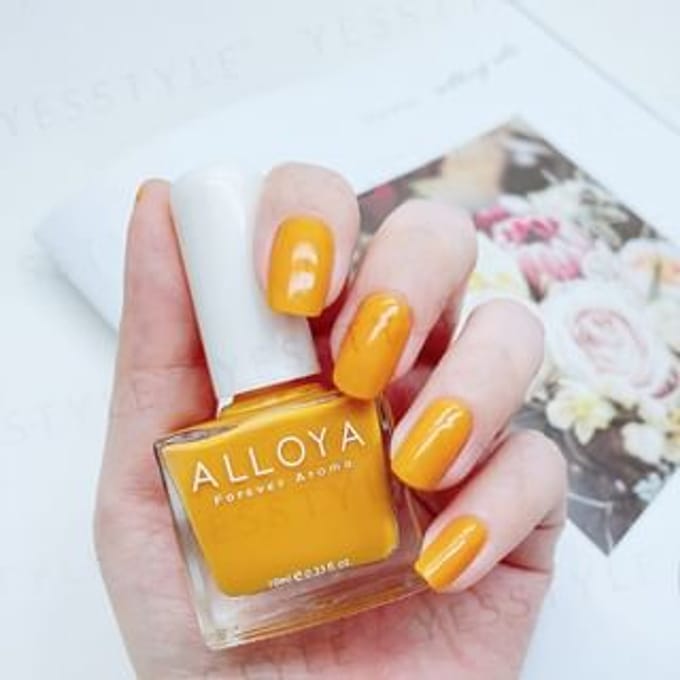 ALLOYA - Water-Based Natural Nail Polish Environmental Friendly 172 Thai Milk Cheese Waffle 10ml