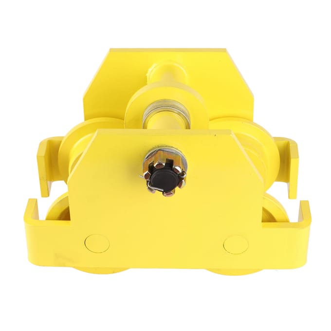 3 Ton Capaciteit Handmatige Loopkat Heavy Duty Stalen I-Balk Enkelspoor Loopkat voor Kraan Hijsen