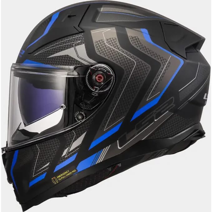 Volle motorhelm LS2 FF811 Vector II Alizer