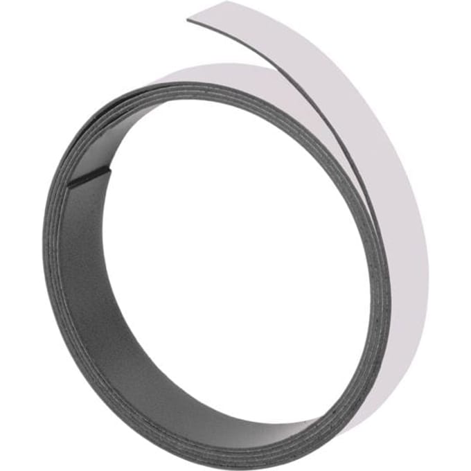 FRANKEN magneetband, (L)1.000 x (D)20 mm x (H)1 mm, grijs