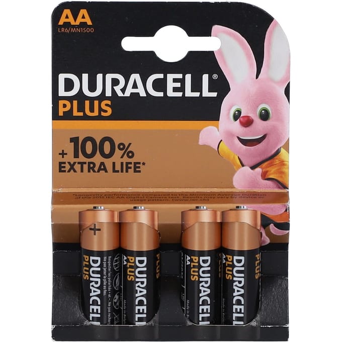 Duracell Batterij lr6/mn1500 10601 4 Batterijen