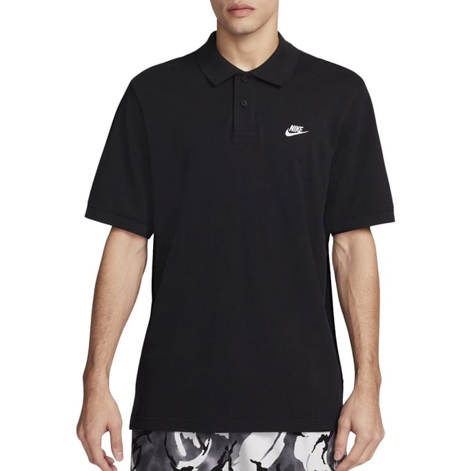 Nike Club Poloshirts Heren - Zwart - Maat M