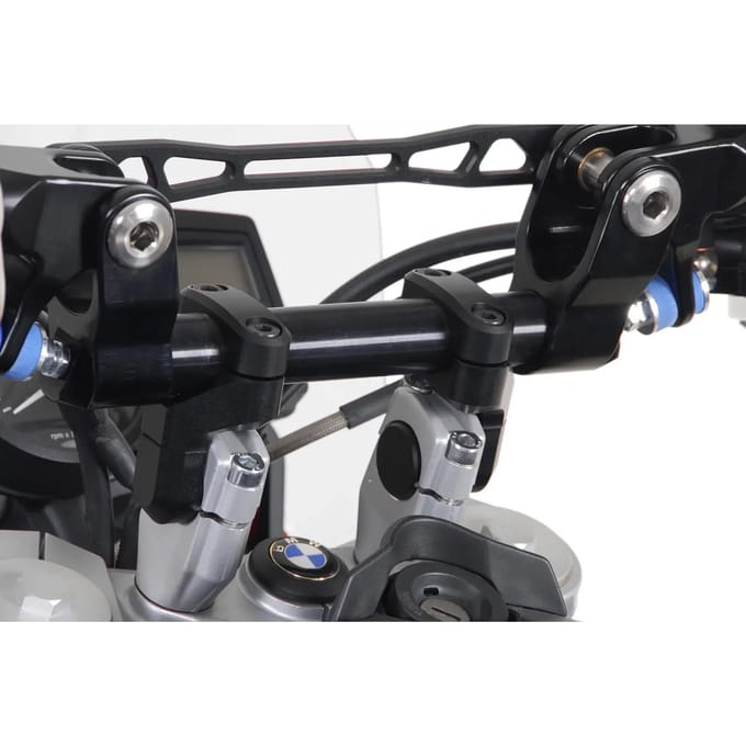Verstelbare motorfiets stuur extensies diam.28 mm SW-Motech