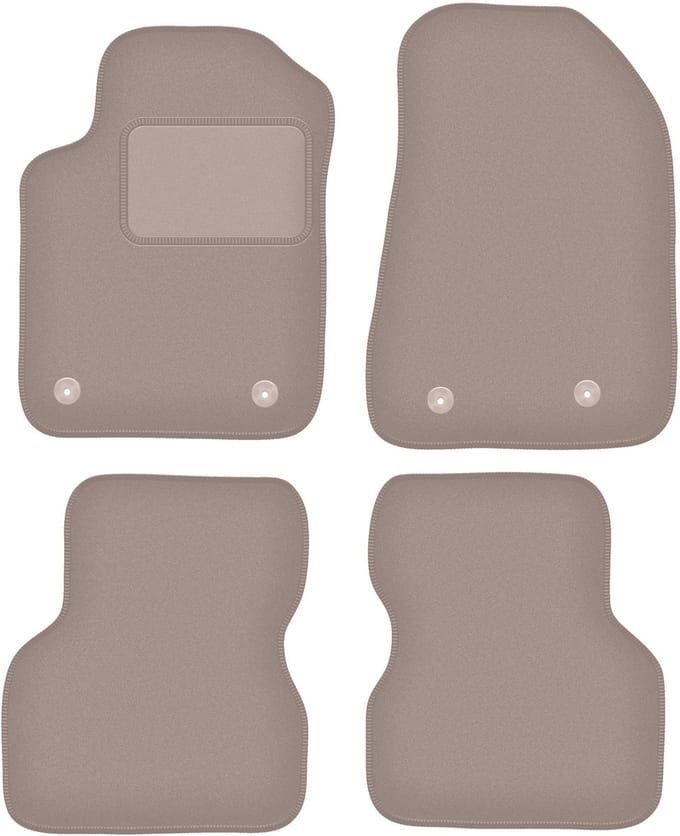 Beige veloursmatten voor: Alfa Romeo Giulietta hatchback (2010-2020)