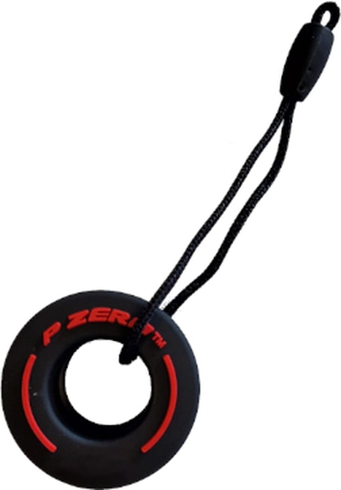 Ulanax® | Sleutelhanger F1 wiel - Race sleutelhanger - Keychain - Rood - Soft band |