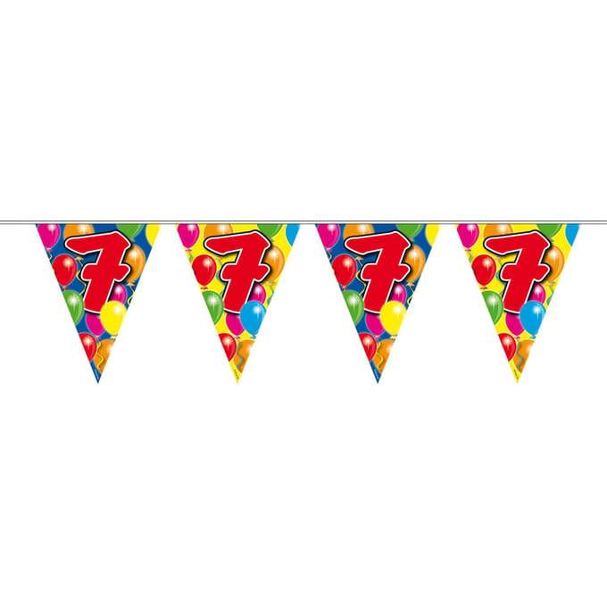 7 Jaar Slinger Balloons - 10 meter