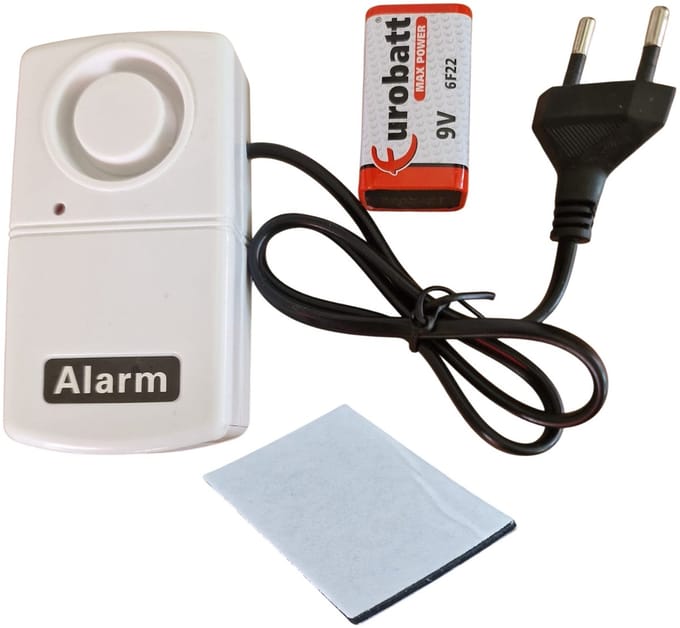 Han-Bar® Slim stroomuitvalalarm - 120 dB - Waarschuwingssirenes met LED Indicator - met Batterij