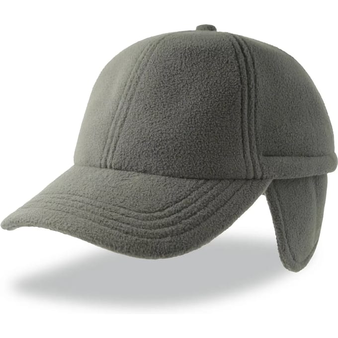 Atlantis Headwear Snow Flap Stopper-S Cap AT690 - Dark Grey - One size